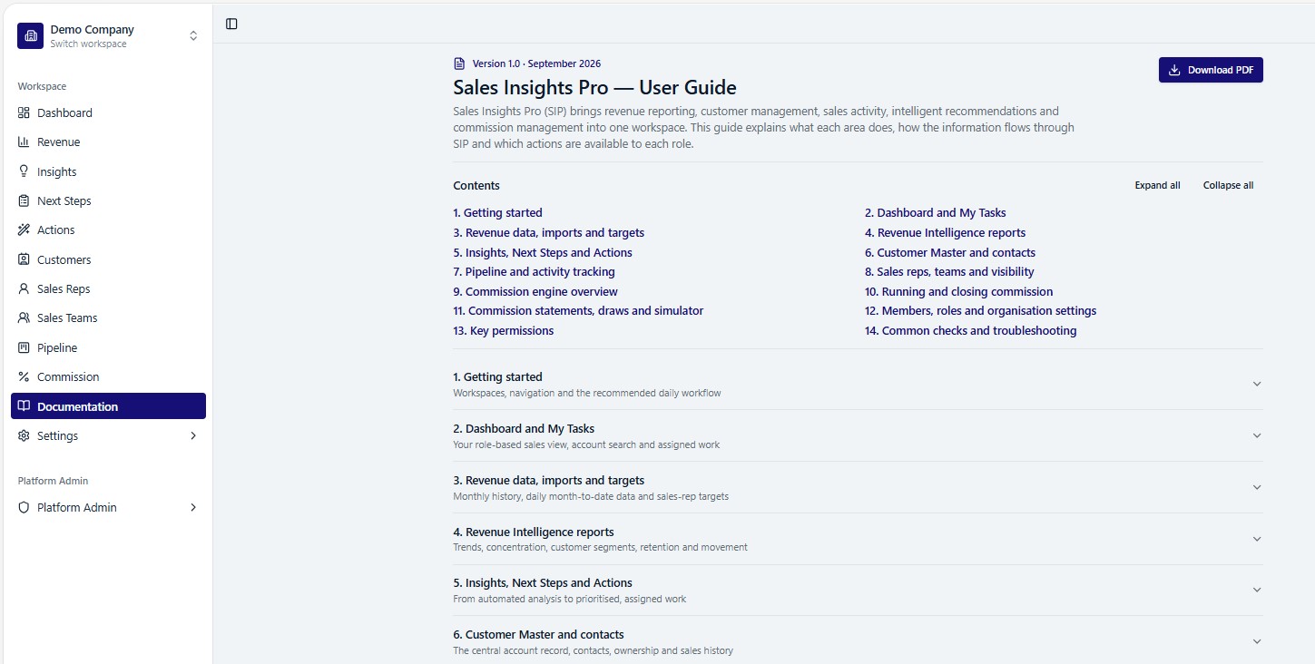 Sales Insights Pro screenshot — click to enlarge
