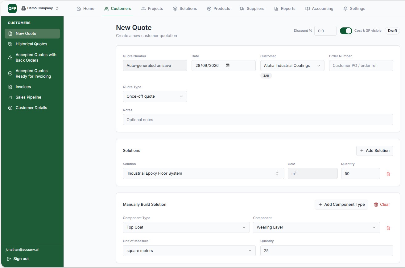 QFP screenshot — click to enlarge